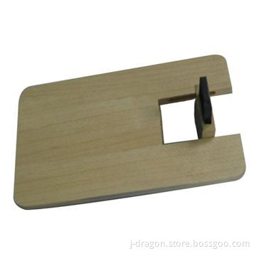 Wooden Card USB Drive with UDP Chip, Supports True Color Imprint and Laser Engraving